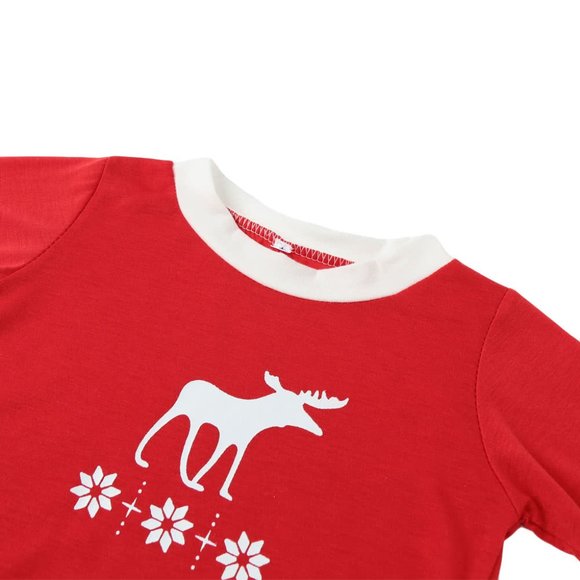 COPY - Matching Red White Reindeer Winter Christmas Family Pajamas PJs Men Wome… - Picture 14 of 16